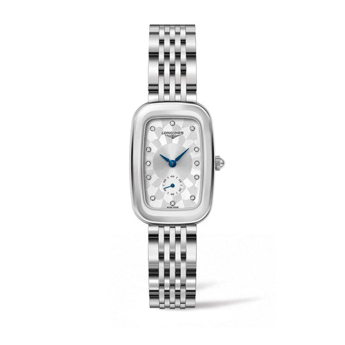 Longines Watches - Equestrian Collection Boucle 24MM Stainless Steel With Diamonds | Manfredi Jewels