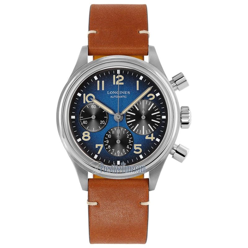 Longines Watches - Heritage Avigation Automatic Blue Dial | Manfredi Jewels