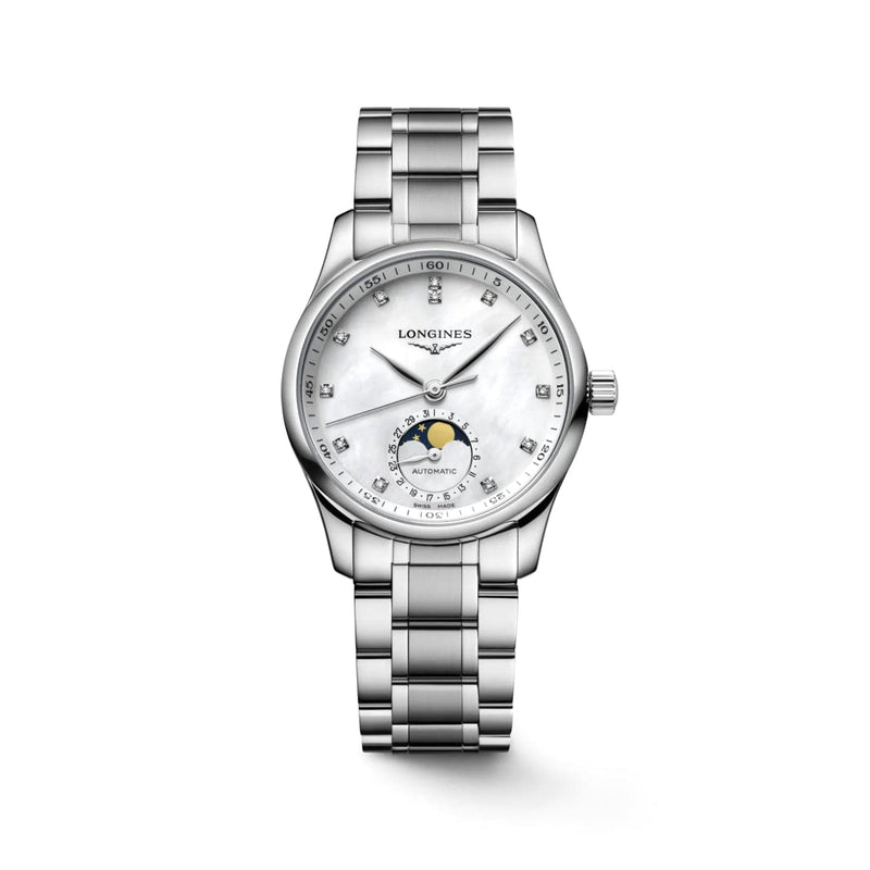 Longines New Watches - Master Auto Moon Phase 34MM | Manfredi Jewels