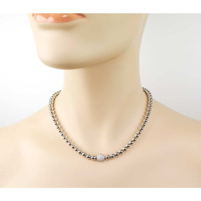 Louis Fiessler Jewelry - 18k White Gold Necklace by | Manfredi Jewels
