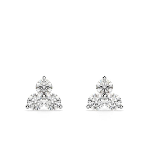 Manfredi Jewels Jewelry - 1.23CT DIAMOND CLUSTER STUDS