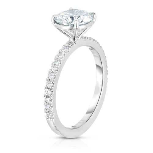 Manfredi Jewels Engagement - 1.75Ct Round Cut Engagement Ring | Manfredi Jewels