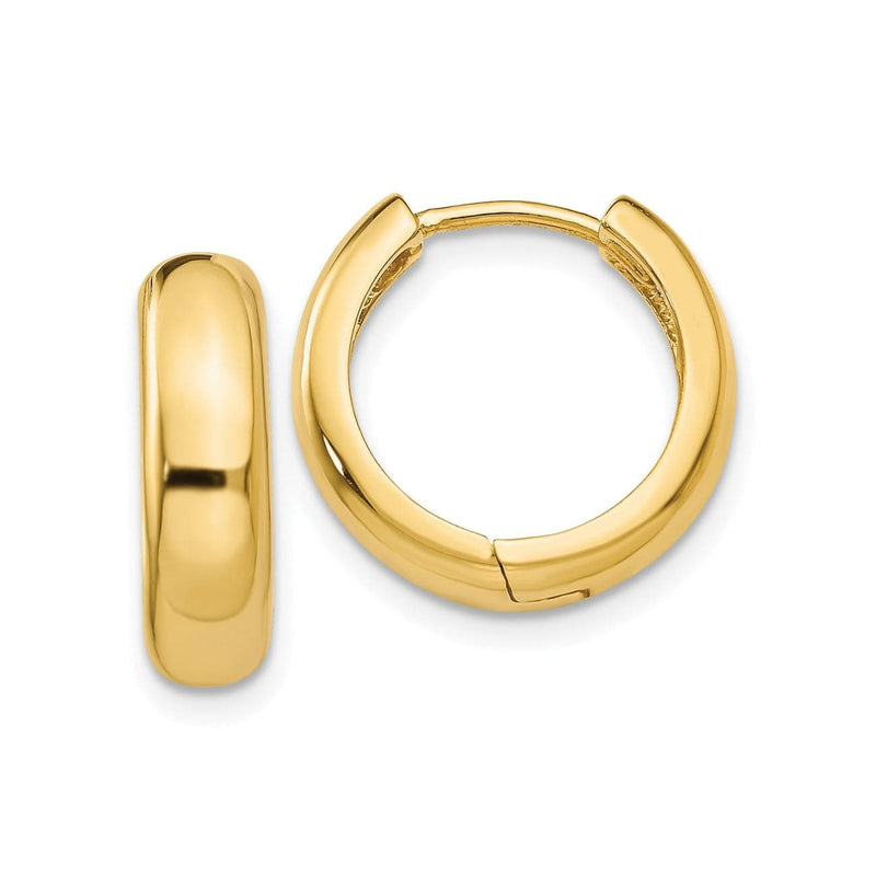 Manfredi Jewels Jewelry - 14k Round Hinged Hoop Earrings