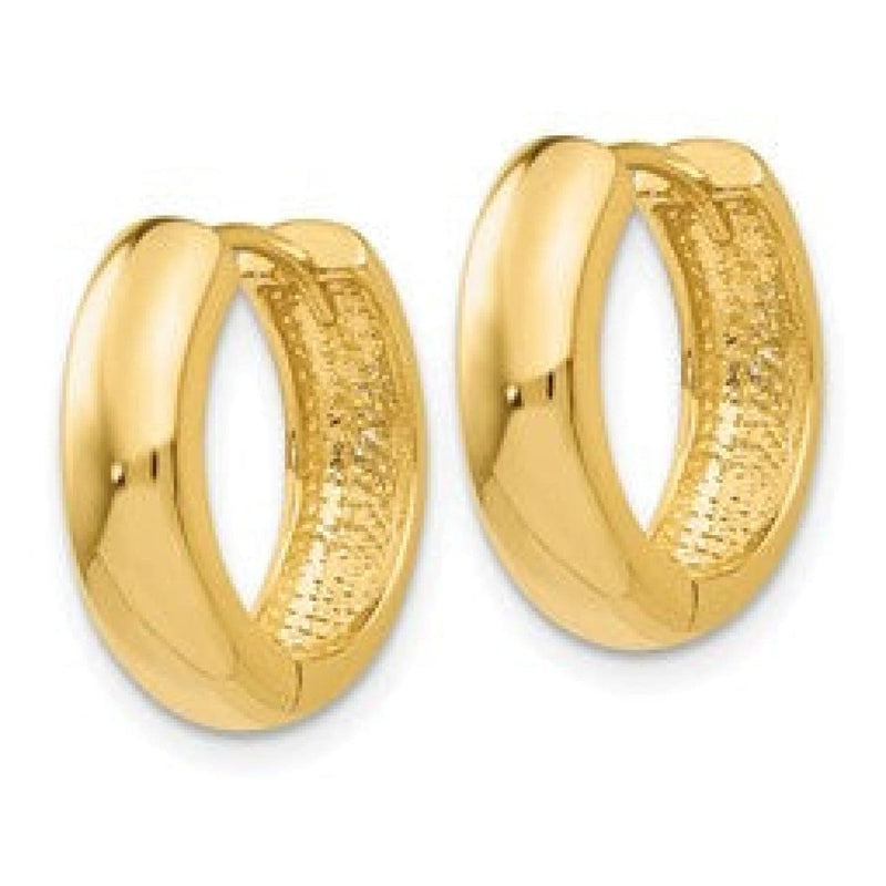 Manfredi Jewels Jewelry - 14k Round Hinged Hoop Earrings