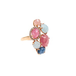 Manfredi Jewels Jewelry - 18k Rose Gold Multi-color Ring | Manfredi Jewels
