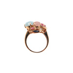Manfredi Jewels Jewelry - 18k Rose Gold Multi-color Ring | Manfredi Jewels