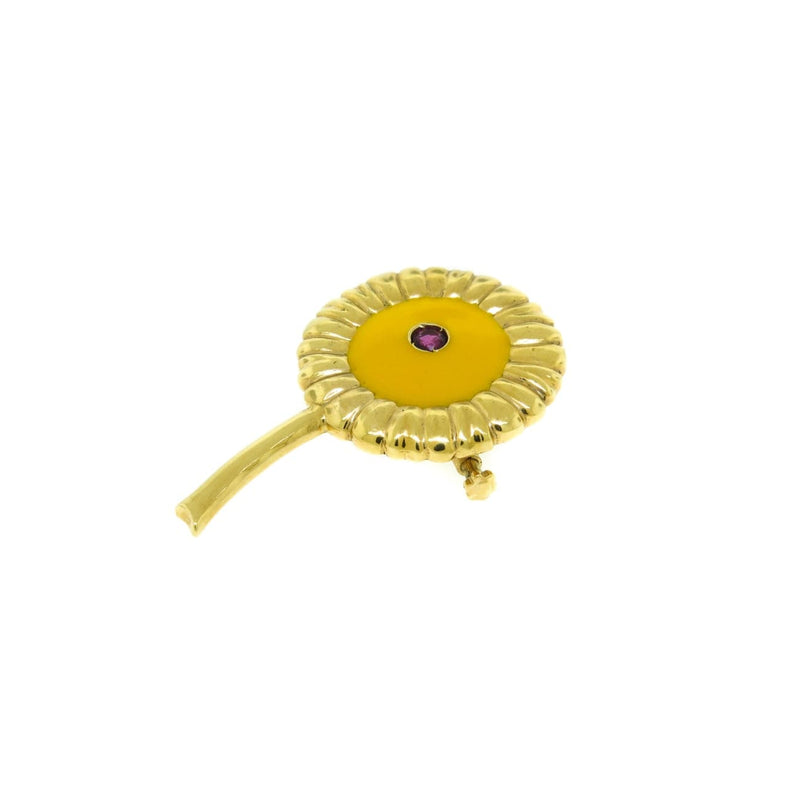 Manfredi Jewels Jewelry - 18k Sunflower Brooch