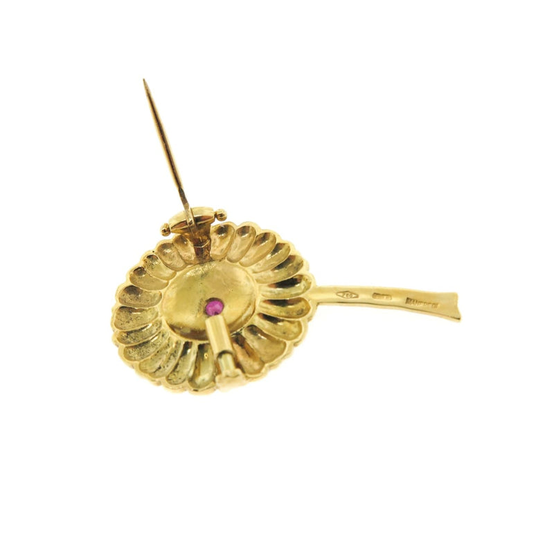 Manfredi Jewels Jewelry - 18k Sunflower Brooch