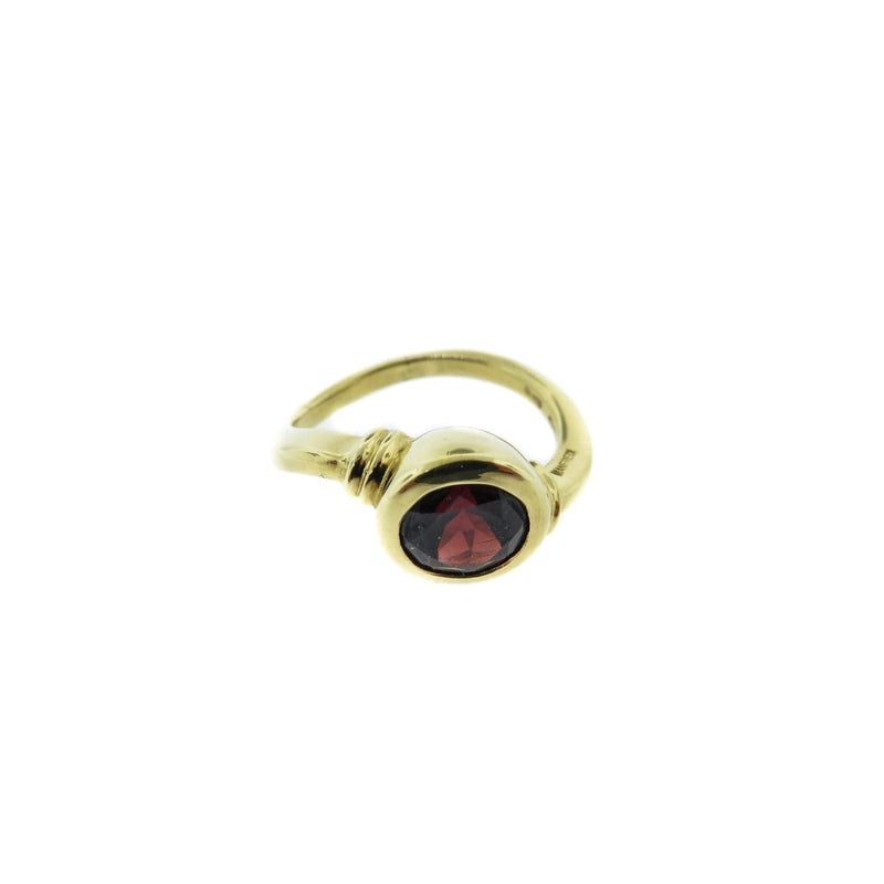 Manfredi Jewels Jewelry - 18K Yellow Gold Garnet Ring