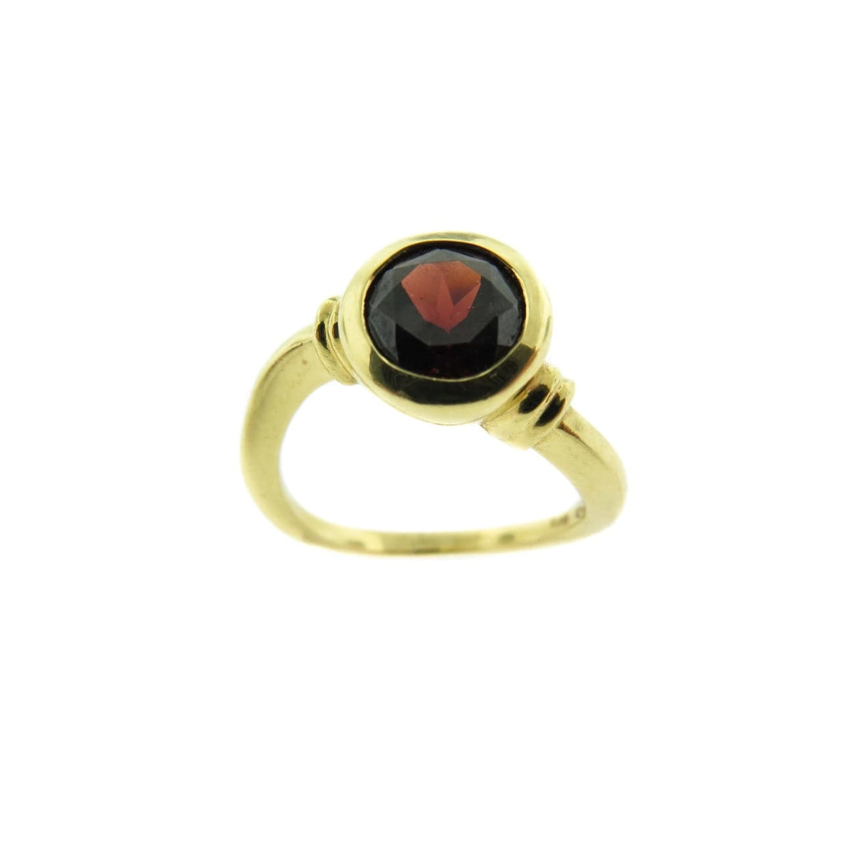 Manfredi Jewels Jewelry - 18K Yellow Gold Garnet Ring | Manfredi Jewels
