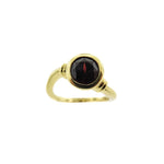 Manfredi Jewels Jewelry - 18K Yellow Gold Garnet Ring | Manfredi Jewels