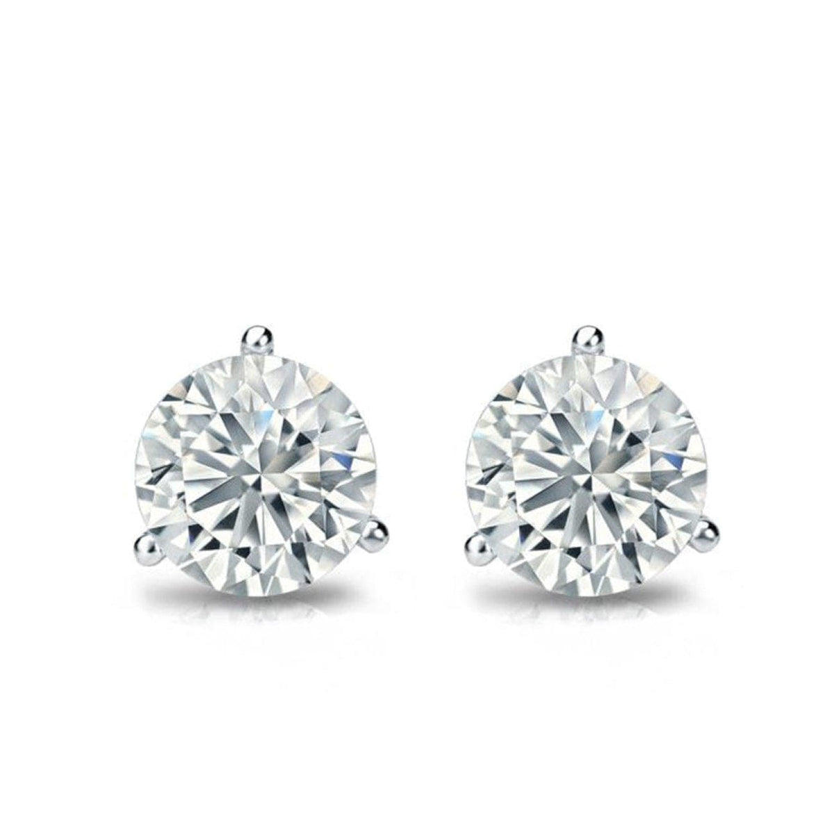 Manfredi Jewels Jewelry - 3.05CT ROUND DIAMOND STUDS | Manfredi Jewels