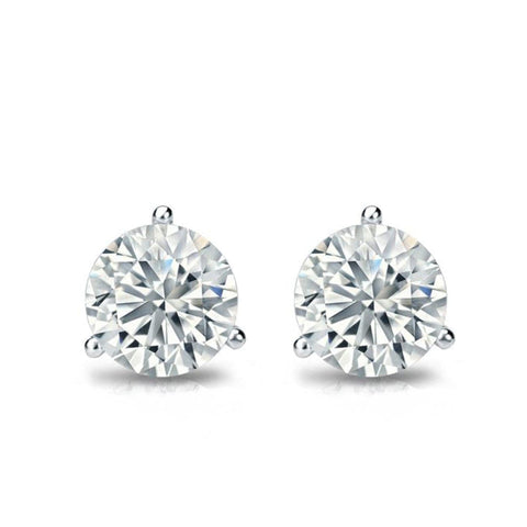 3.05CT ROUND DIAMOND STUDS