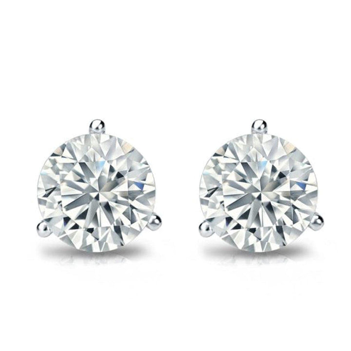 Manfredi Jewels Jewelry - 4.01CT ROUND DIAMOND STUDS | Manfredi Jewels