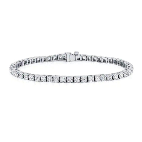 5.38CTW DIAMOND TENNIS BRACELET