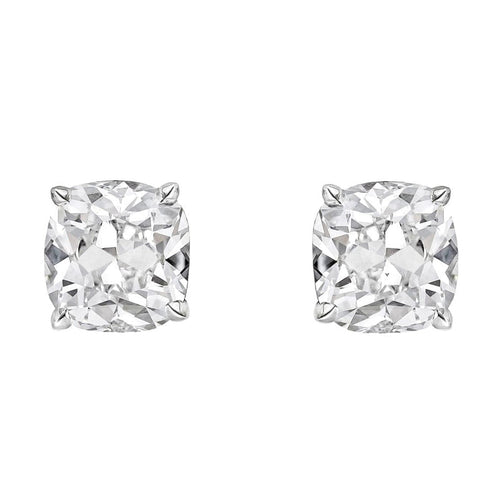 Manfredi Jewels Jewelry - 6.07CT CUSHION DIAMOND STUDS