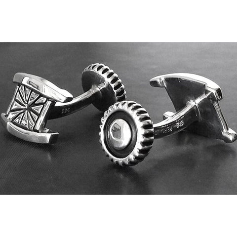 60s style watch in Sterling Silver