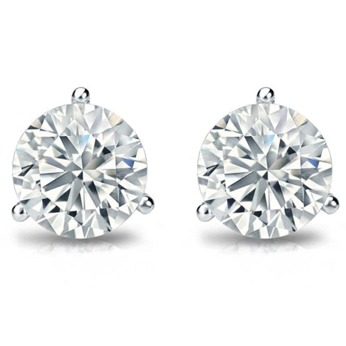 Manfredi Jewels Jewelry - 8.21CT ROUND DIAMOND STUDS | Manfredi Jewels
