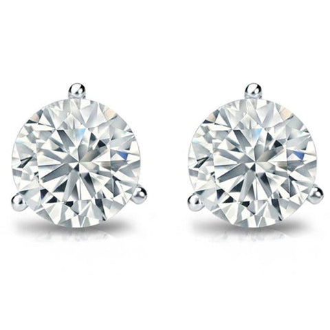 8.21CT ROUND DIAMOND STUDS