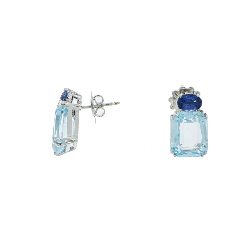 Manfredi Jewels Jewelry - Blue Topaz & Kyanite Earrings