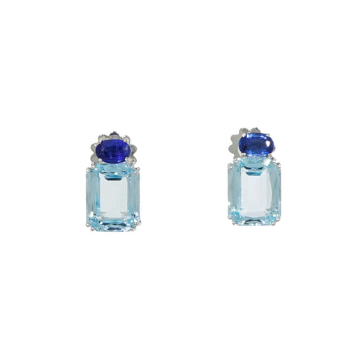 Manfredi Jewels Jewelry - Blue Topaz & Kyanite Earrings