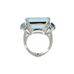 Manfredi Jewels Jewelry - Blue Topaz & Kyanite White Gold Ring
