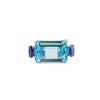 Manfredi Jewels Jewelry - Blue Topaz & Kyanite White Gold Ring