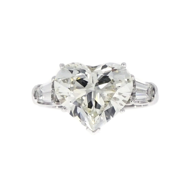 Manfredi Jewels Engagement - Certified 5.02 ct. Heart Shaped Diamond Platinum Engagement Ring | Manfredi Jewels