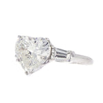 Manfredi Jewels Engagement - Certified 5.02 ct. Heart Shaped Diamond Platinum Engagement Ring | Manfredi Jewels