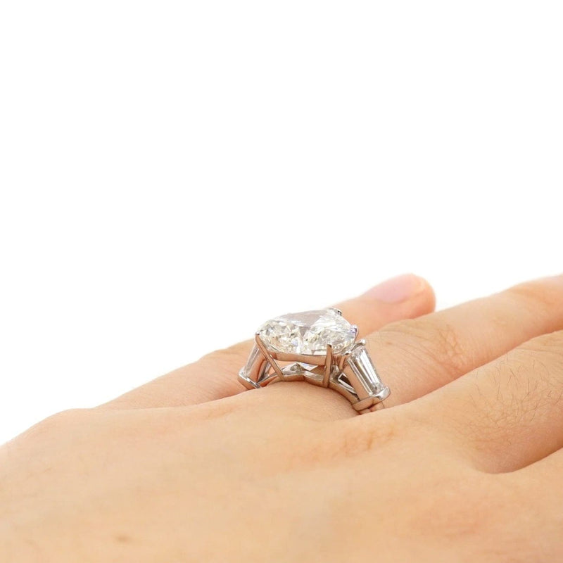 Manfredi Jewels Engagement - Certified 5.02 ct. Heart Shaped Diamond Platinum Engagement Ring | Manfredi Jewels