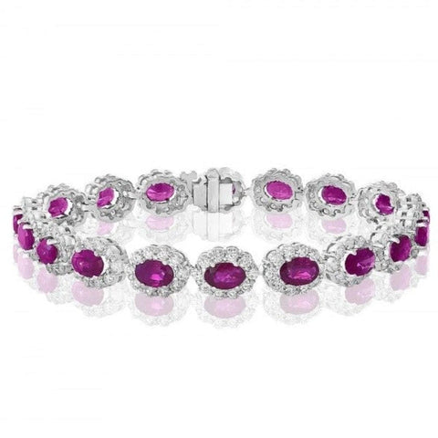 Diamond Ruby Bracelet