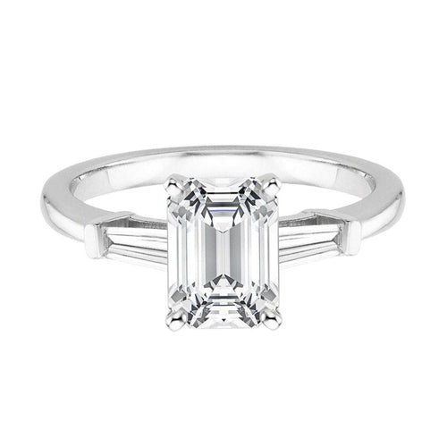Manfredi Jewels Engagement - Emerald cut Diamond Ring