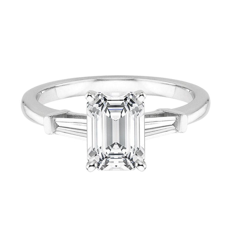 Manfredi Jewels Engagement - Emerald cut Diamond Engagement Ring | Manfredi Jewels