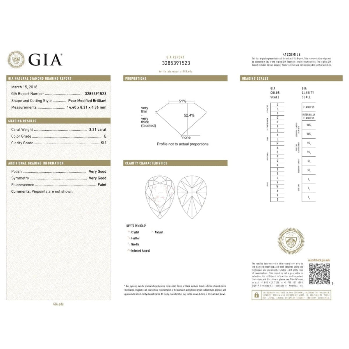 Manfredi Jewels Engagement - GIA 3.21 ct. Pear shaped Diamond Platinum Engagement Ring | Manfredi Jewels