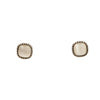 Manfredi Jewels Jewelry - Gray Quartz & Diamond Stud Earrings