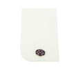 Manfredi Jewels Accessories - Harlequin Enameled Oval Sterling Silver Cufflinks