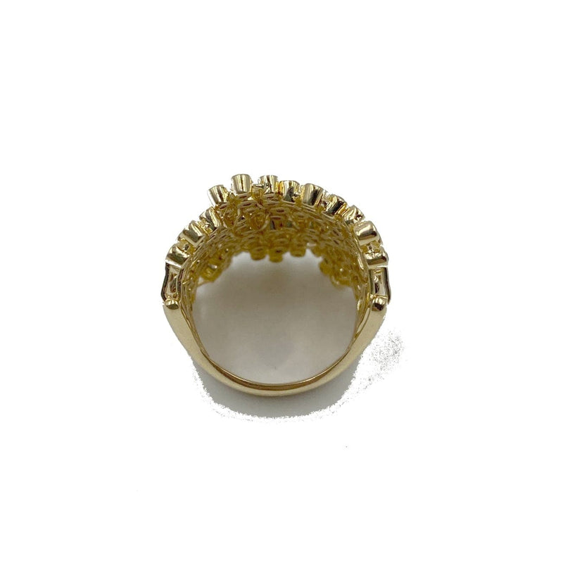 Manfredi Jewels Jewelry - Multi Row Moving Flower Diamond Ring