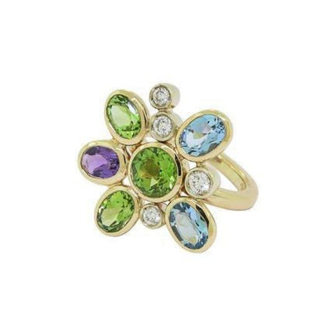 Manfredi of Italy Flower Ring