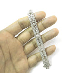 Manfredi Jewels Jewelry - RETRO INSPIRED ROUND CUT WHITE DIAMONDS 10.21 CARAT LINK PLATINUM BRACELET