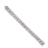 Manfredi Jewels Jewelry - RETRO INSPIRED ROUND CUT WHITE DIAMONDS 10.21 CARAT LINK PLATINUM BRACELET | Manfredi Jewels