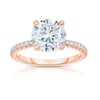Manfredi Jewels Engagement - Rose Gold Round Cut Ring