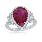 Manfredi Jewels Jewelry - Ruby and Diamond Ring