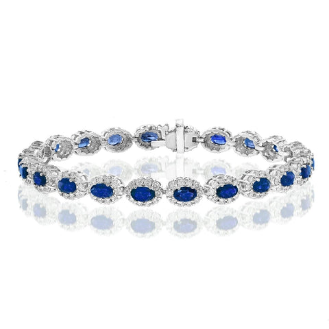 Sapphire and Diamond Bracelet