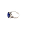 Manfredi Jewels Engagement - Sapphire and Diamond Platinum Ring