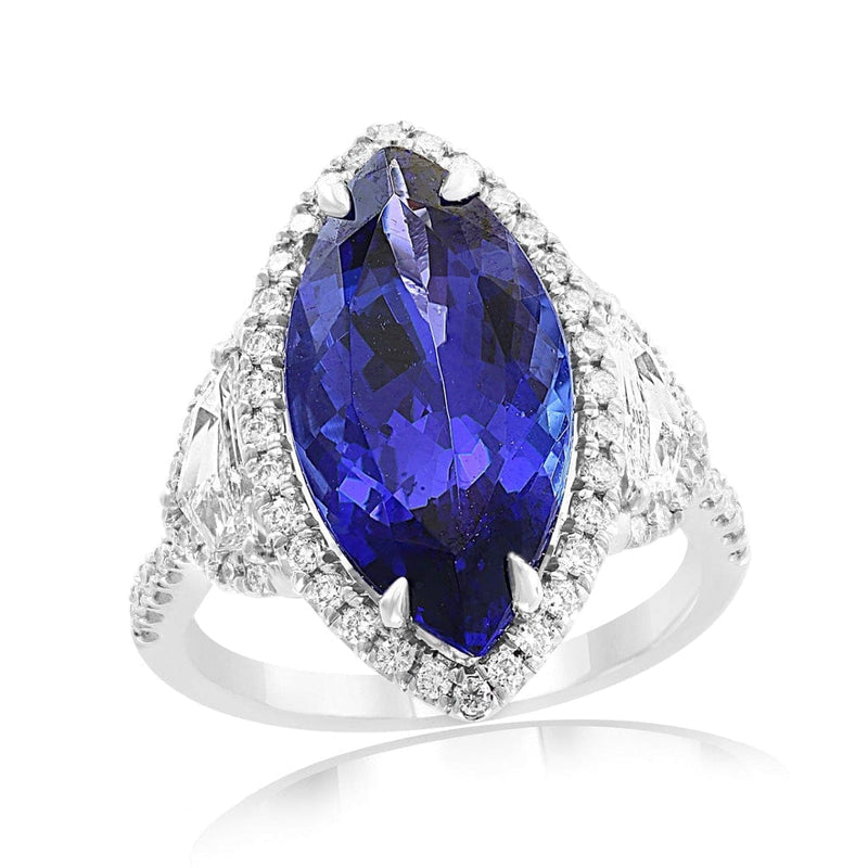 Manfredi Jewels Jewelry - Sapphire and Diamond Ring