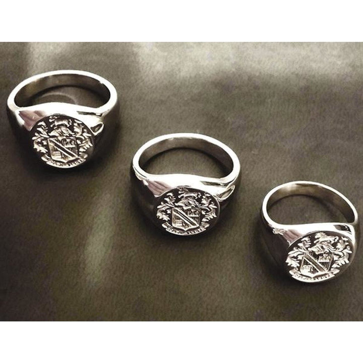 Manfredi Jewels - Signet ring in Sterling Silver | Manfredi Jewels