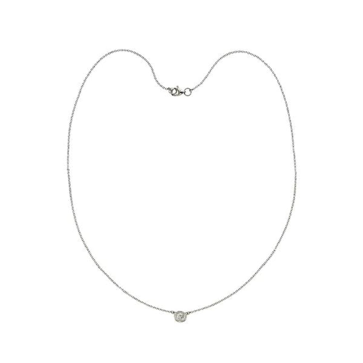 Manfredi Jewels Jewelry - Single Stone Diamond Necklace | Manfredi Jewels