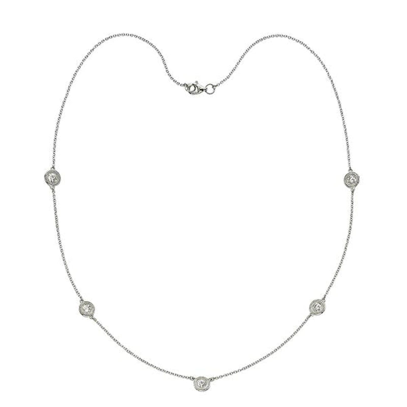 Manfredi Jewels Jewelry - Stone Diamond Necklace