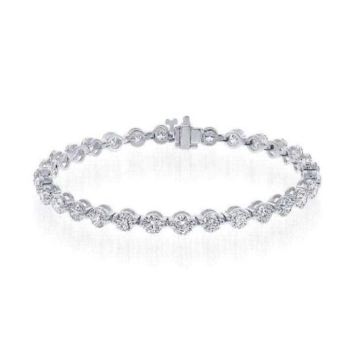 Manfredi Jewels Jewelry - White Gold and Diamond Bracelet | Manfredi Jewels
