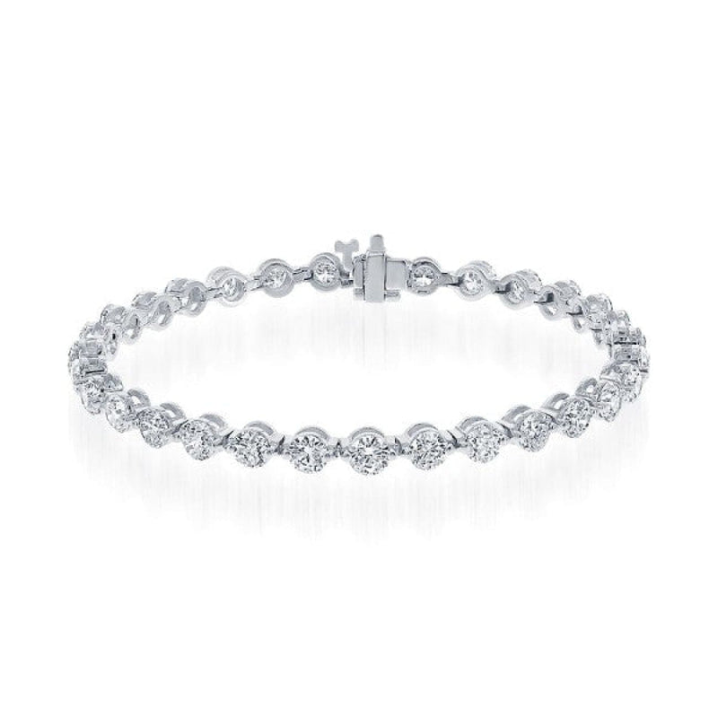 Manfredi Jewels Jewelry - White Gold and Diamond Bracelet | Manfredi Jewels